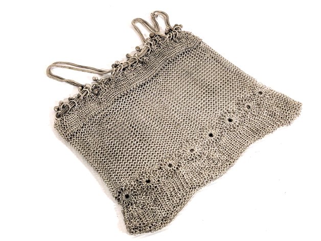 Image for Antique/Vintage Sterling Silver  Mesh Handbag