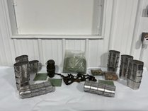 US Military Canteen Cups And Crate