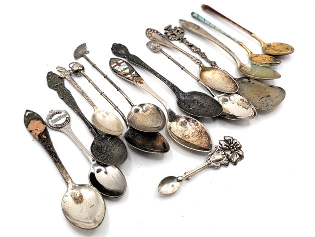 Image for Vintage Sterling Silver Spoons