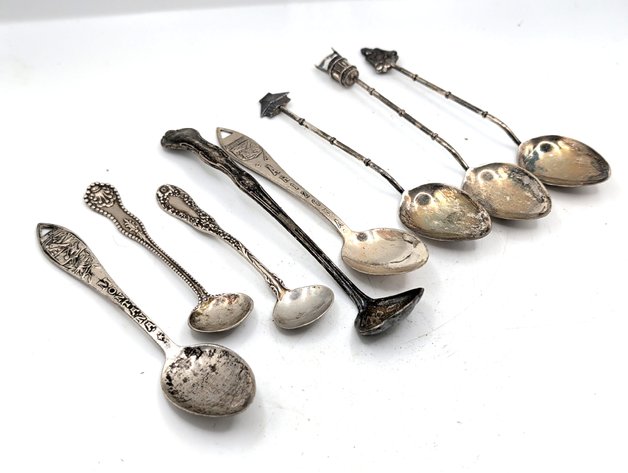Image for Vintage Sterling Silver Spoons