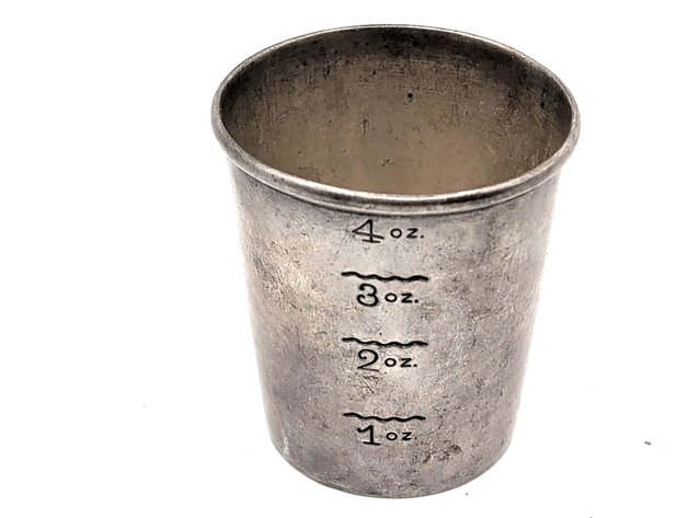 Image for Vintage Sterling Silver Measuring Cup