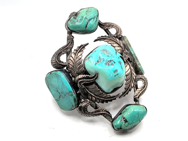 Image for Vintage Navajo Sterling Silver Cuff Bracelet