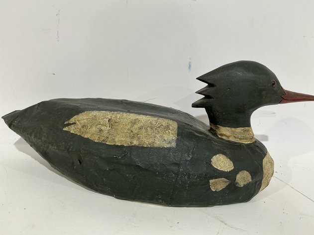 Image for Canvas Covered Merganser Decoy