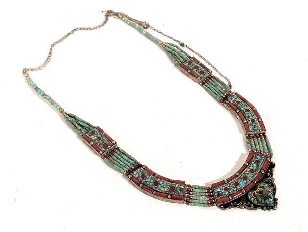 Image for Vintage Tibetan-style Necklace