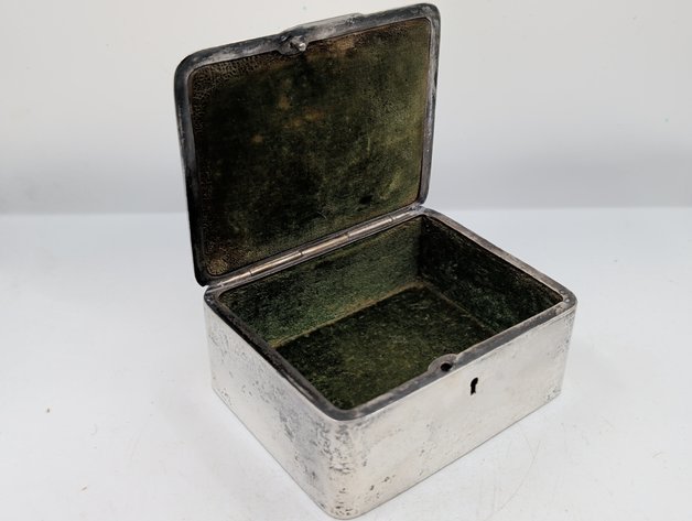 Image for Vintage Sterling Jewelry/Trinket Box