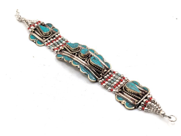 Image for Tibetan-style Silver Bracelet