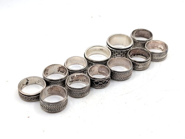 Image for Vintage Sterling Silver Rings