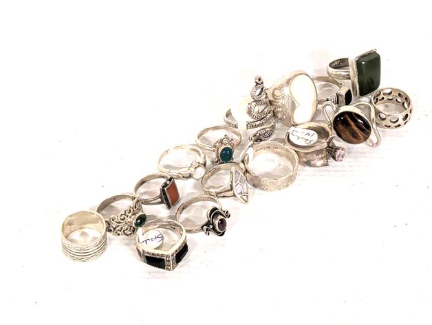 Image for Vintage Sterling Silver Rings