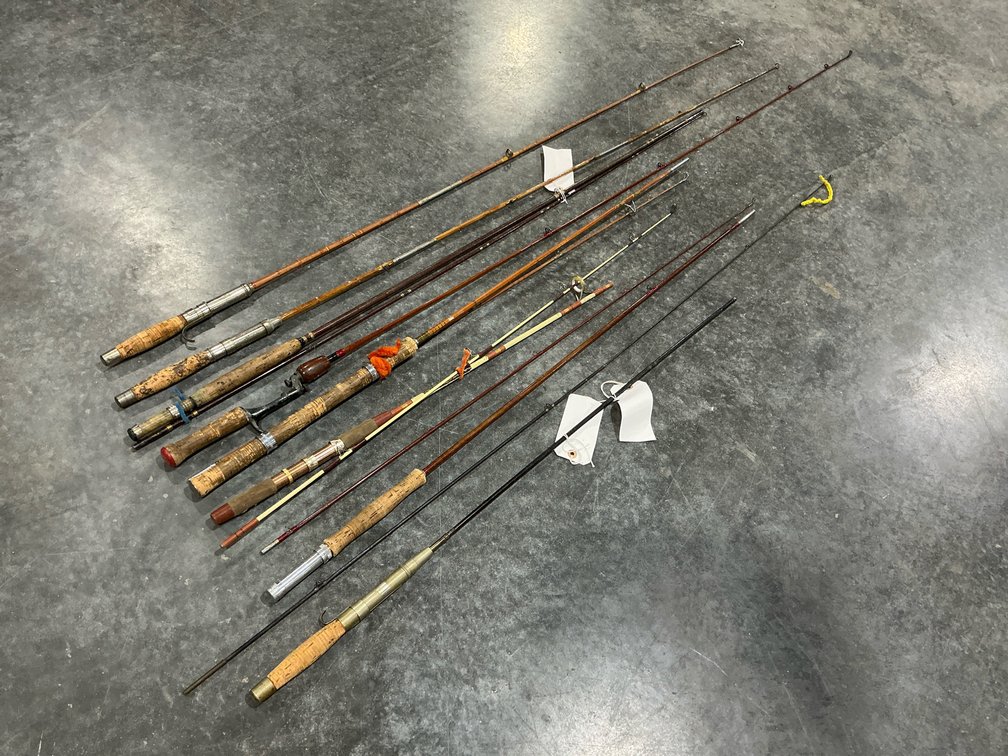 Jim Heddon Assorted Fishing Rods