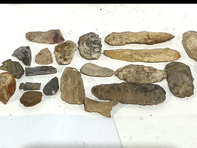 Image for Assorted Lithic Artifacts Arrowheads