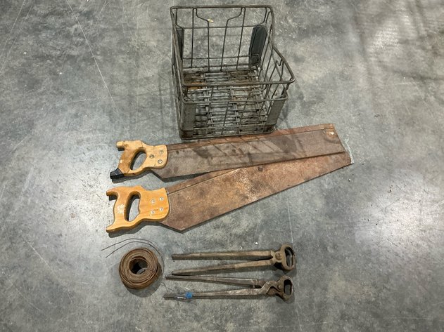 Image for Hand Saws And Wire Crate