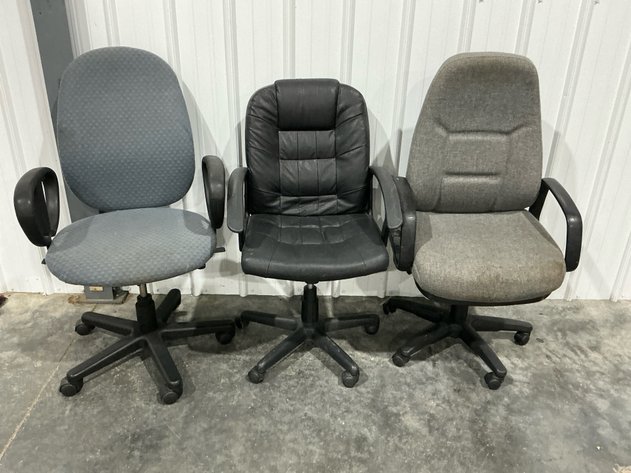 Image for Three Swivel Office Chairs