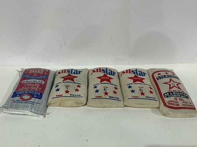 Image for Lead Shot Five 25 Lb Bags 125 Lbs