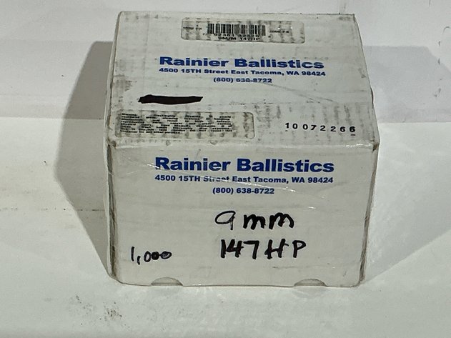 Image for Rainier Ballistics 9M/M 147HP Bullets