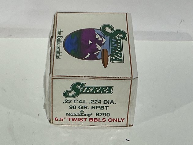 Image for Sierra 9290 MatchKing .22 Cal Bullets
