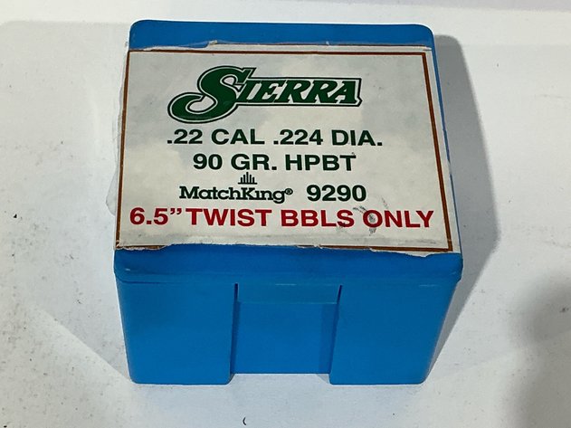 Image for Sierra 9290 MatchKing .22 Cal Bullets