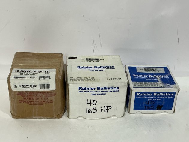Image for 40 Caliber Reloading Bullets 3 Boxes