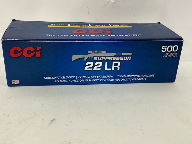 Image for CCI 957 Suppressor 22 LR 500 Count