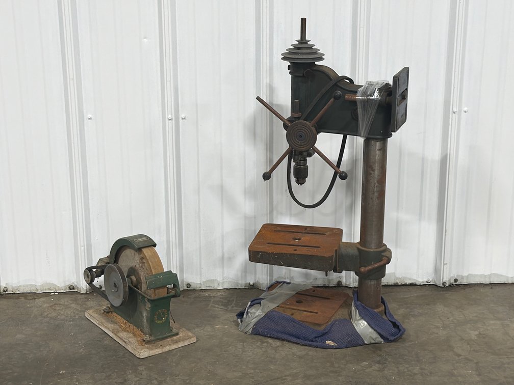 Powr-Kraft Drill Press And Bench Grinder