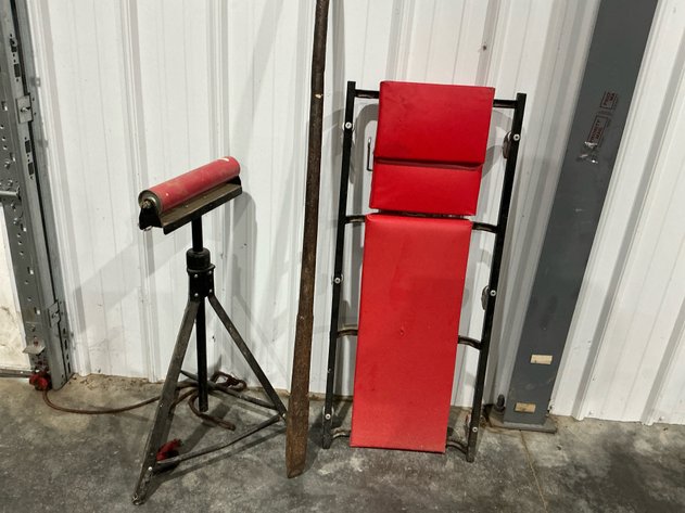 Image for Roller Stand, Creeper, And Steel Pry Bar