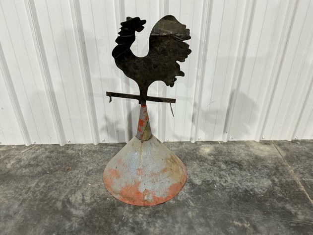 Image for Sheet Metal Rooster Weathervane With Base