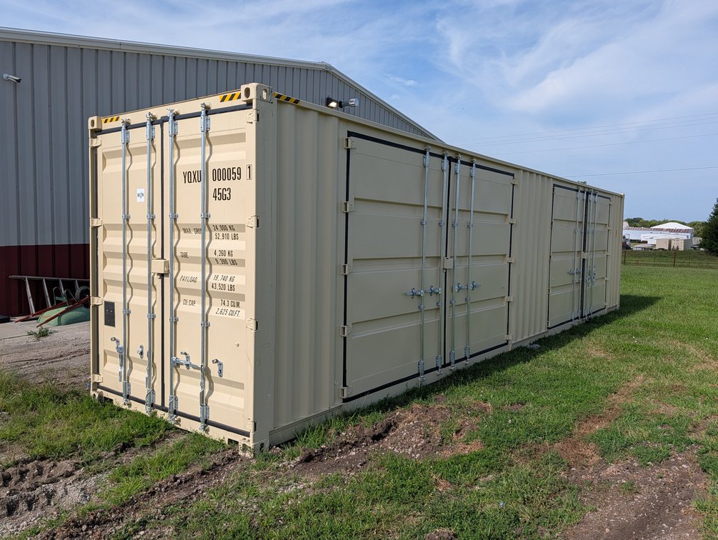 2026 40' High Cube Container w/Side Doors & Front Door