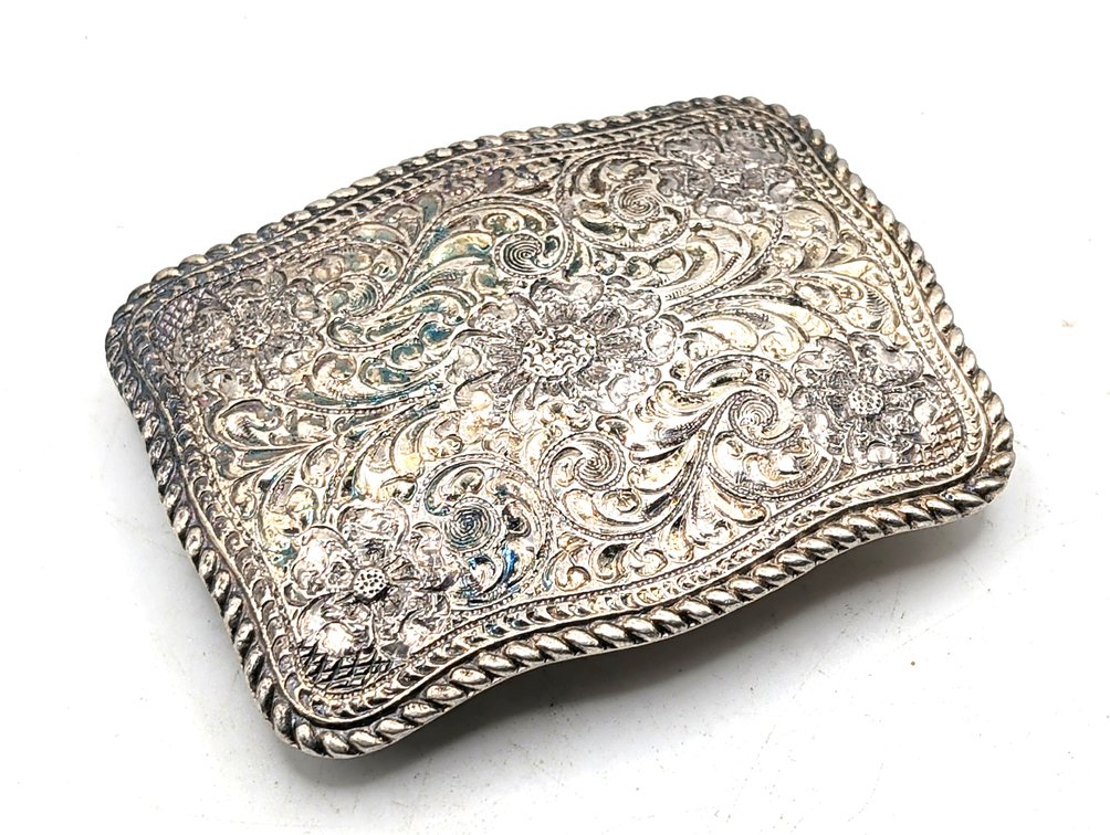 San Carlos 22K Gold Over Sterling Belt Buckle