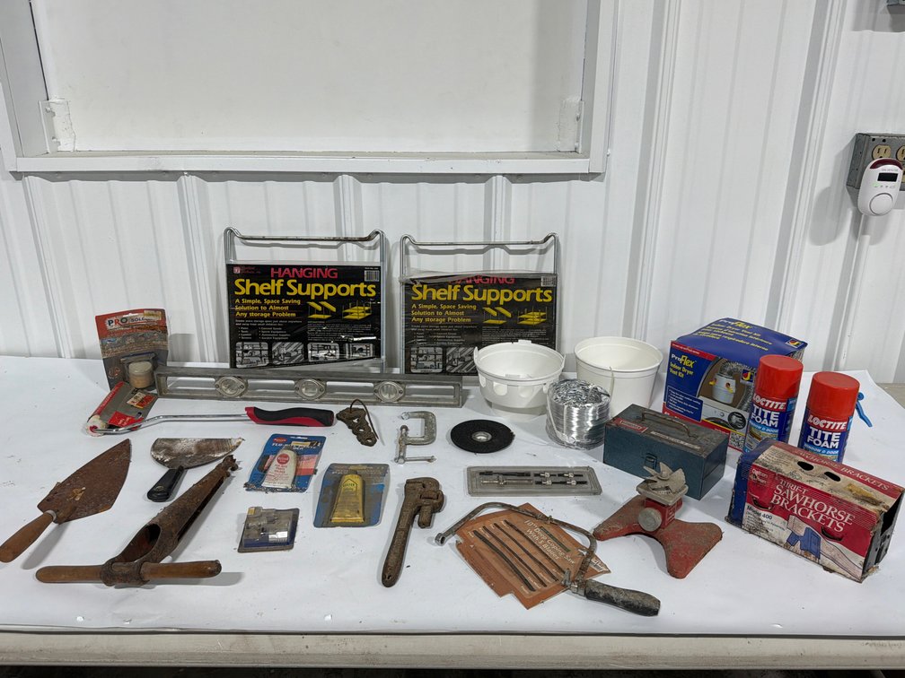 Assorted Hardware And Hand Tools