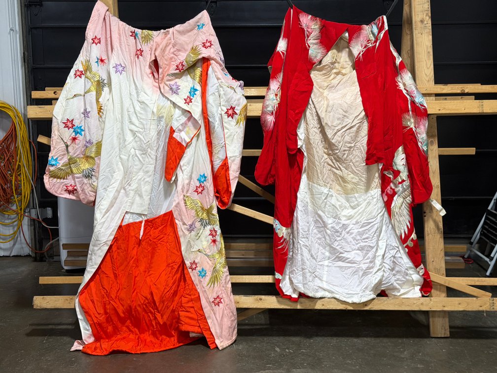 Two Traditional Uchikake Kimonos
