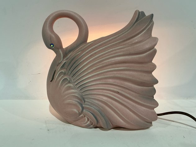 Image for Enchanto Ceramic Swan Lamp