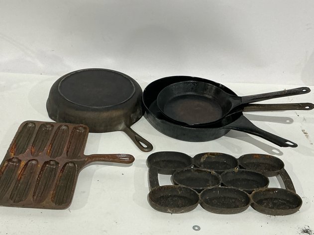 Image for Six-Piece Cast Iron Cookware Lot
