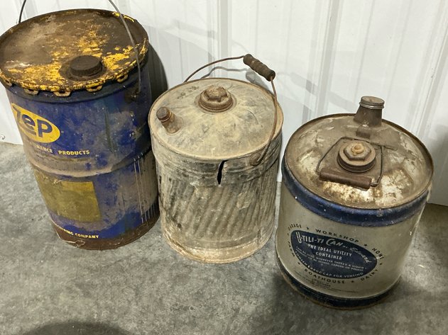 Image for Three Metal Utility And Solvent Cans