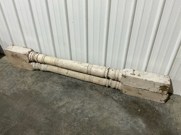 Image for Pair Of Turned Wood Porch Posts