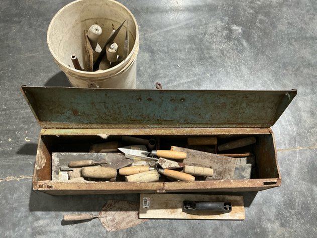 Image for Masonry Hand Tools With Toolbox And Bucket