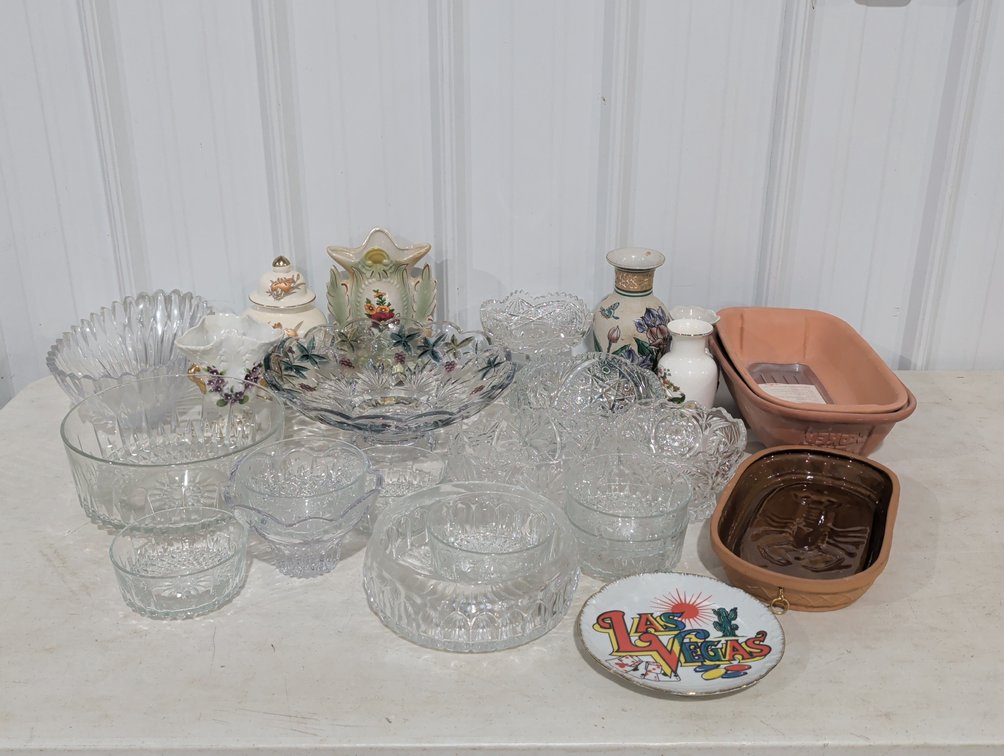 Rubel & Co Glassware And Ceramics Lot