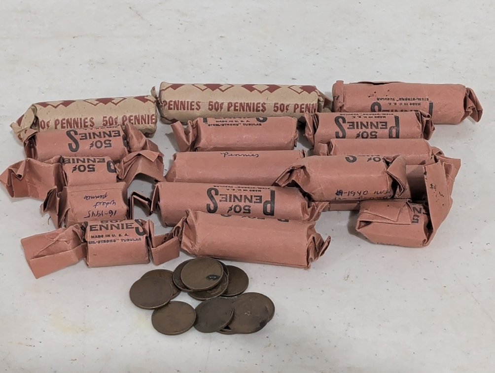 United States Lincoln Wheat Cents Lot