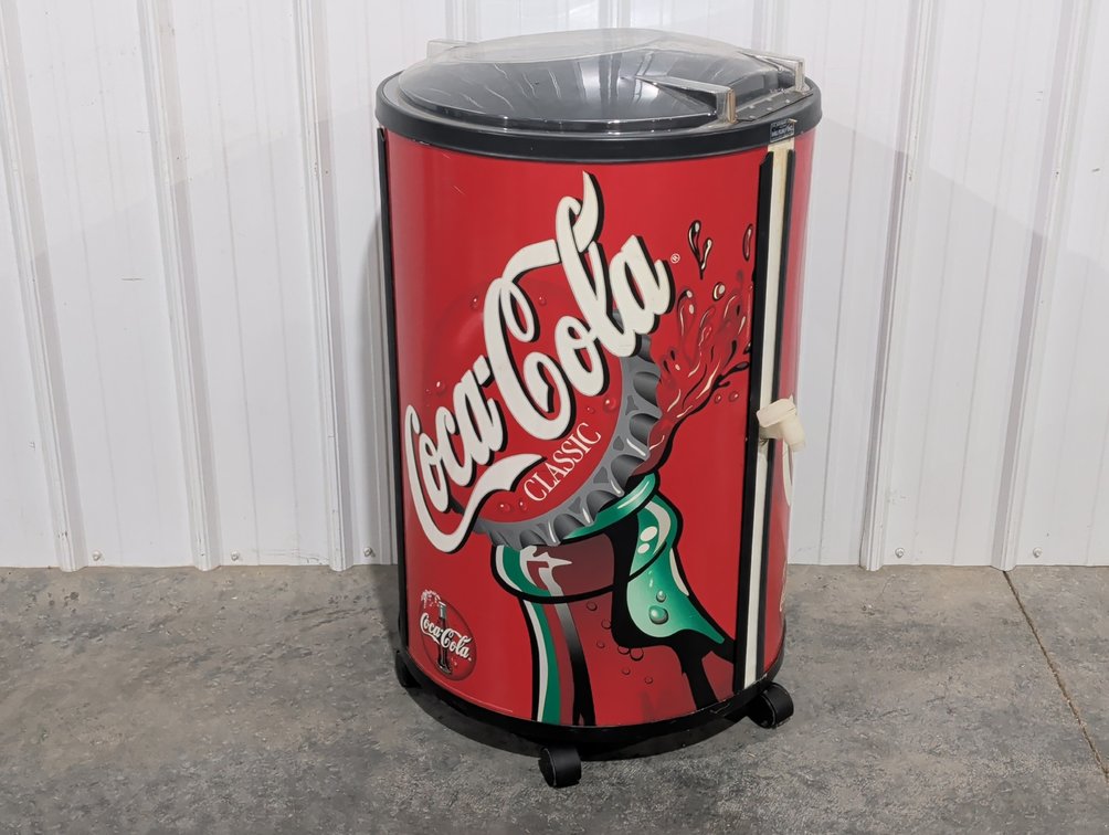 Paul Flum The Iceman Coca-Cola Cooler