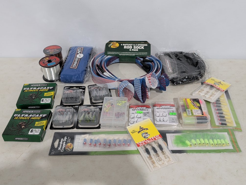 Spiderwire Ultracast Fishing Tackle Lot