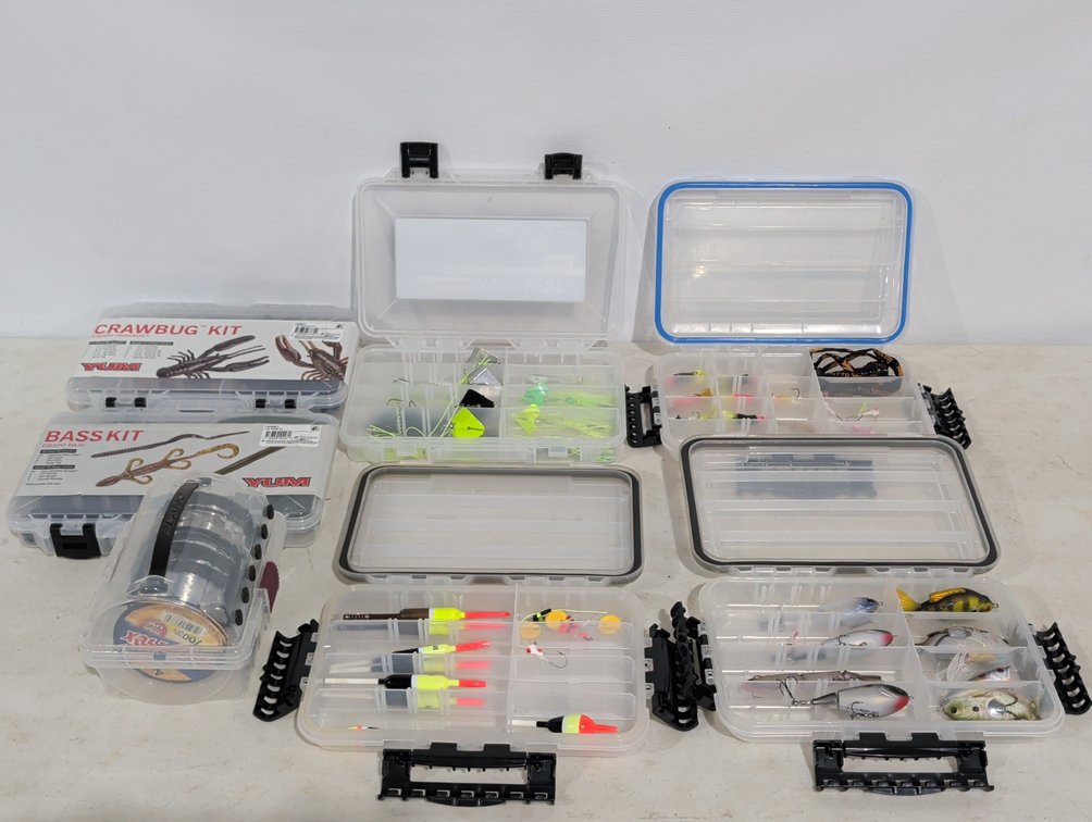 Plano Tackle Boxes And YUM Fishing Kits