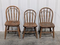 Vintage Wooden Children's Chairs