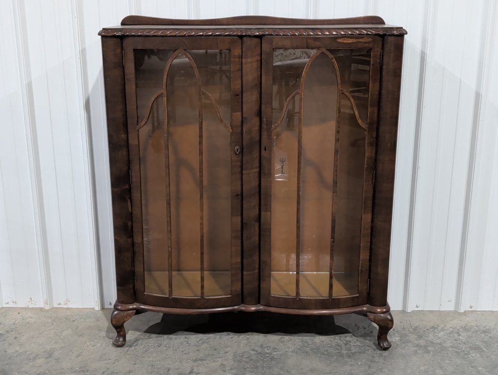 Antique English Display Cabinet