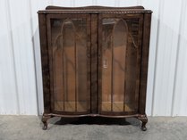 Antique English Display Cabinet