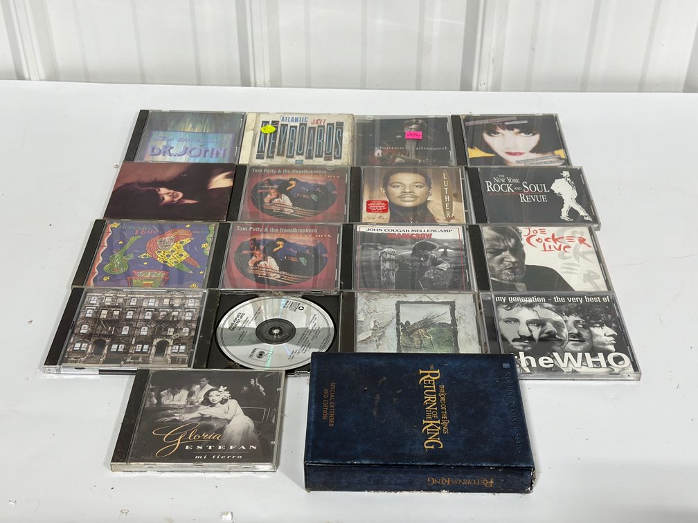 18 Assorted Music CDs And DVD Set