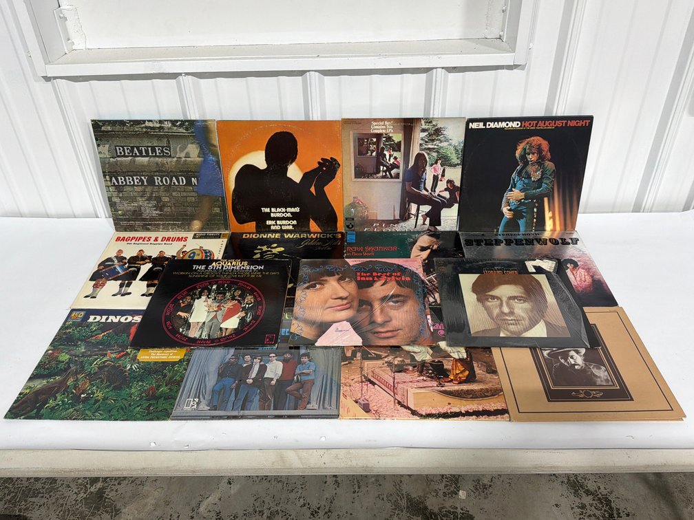 15 Assorted Vinyl Record Albums