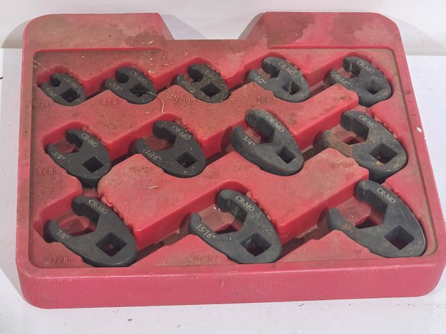 Image for 12 Piece Crowfoot Flare Nut Wrench Set