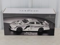 Godinger Race Car 6 Pc Liquor Set