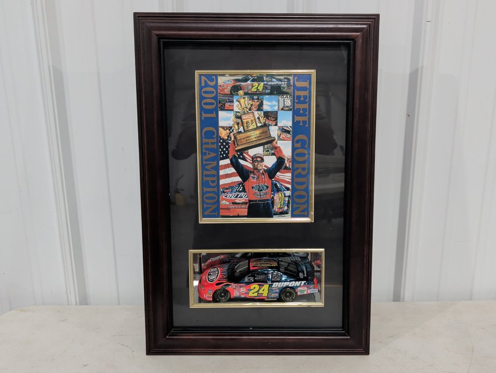NASCAR Jeff Gordon Framed Display