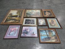 Assorted Framed Art Prints And Paintings