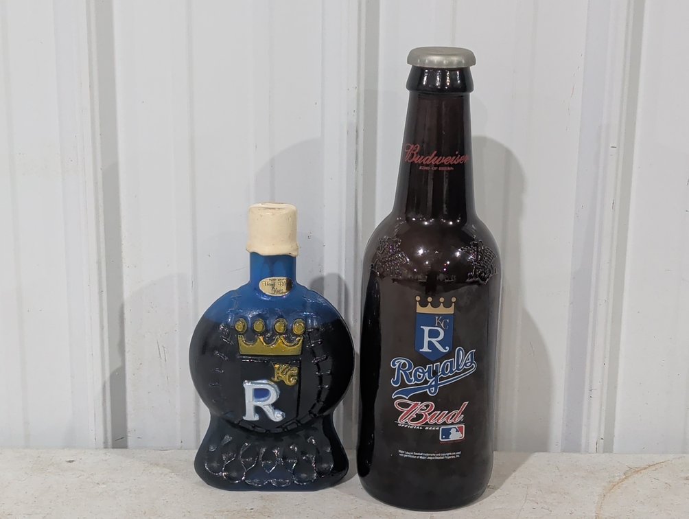 Budweiser Kansas City Royals Bottles