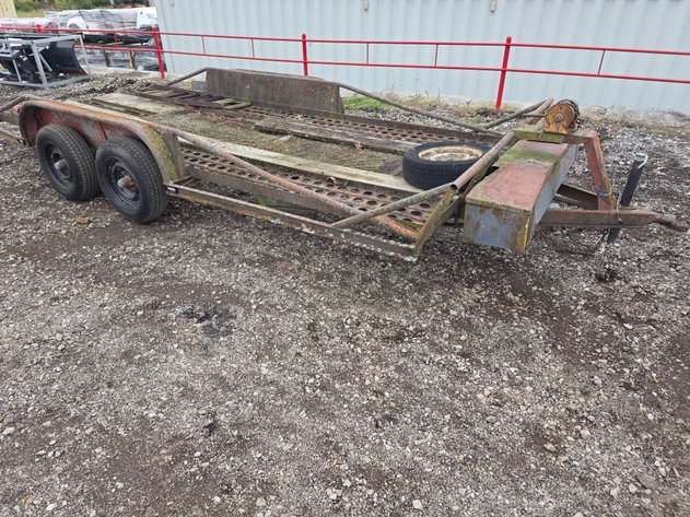 Image for 1981 16' Homemade Tandem Axle Car Hauler Trailer
